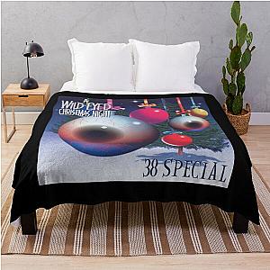 38 Special - A Wild Eyed Christmas Night album 2001 Throw Blanket
