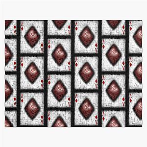 Ace of Diamonds with Moon Jigsaw Puzzle