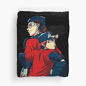Diamond no Ace : Miyuki Kazuya ft Sawamura Eijun Duvet Cover