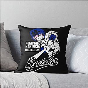 Haruichi Komitsu Seido - Ace of the Diamond throw pillow