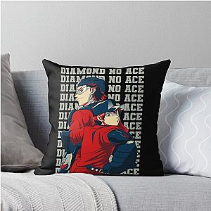 Ace of Diamond Best Pitcher Battery Sawamura and Miyuki Throw Pillow
