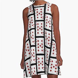 Playing 9 of Diamonds A-Line Dress