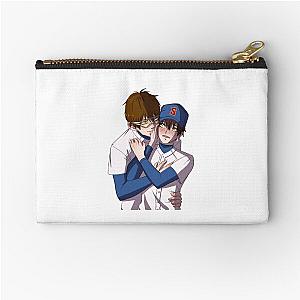 Sawamura Eijun x Miyuki Kazuya, Ace of Diamond fanart Zipper Pouch