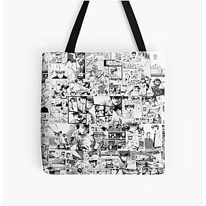 Diamond Ace Manga Collage All Over Print Tote Bag
