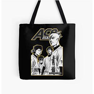 Ace of Diamond Print Tote Bag