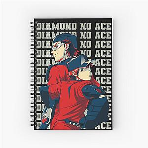 Ace of Diamond Best Pitcher Sawamura and Miyuki Spiral Notebook