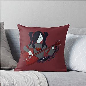 Marceline the vampire queen adventure time cartoon network show plays music throw pillow