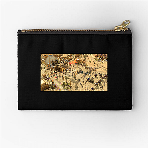 Age of Mythology Retold Iconic Units and Gods Motif Age Of Mythology Retold Zipper Pouches