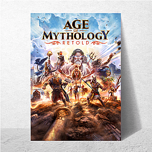 Age of Mythology Retold Command Mythical Heroes Style Age Of Mythology Retold Posters
