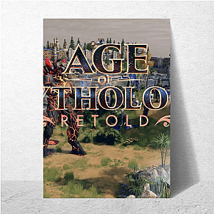 Age of Mythology Retold Gods and Monsters Clash Aesthetic Age Of Mythology Retold Posters