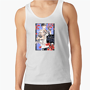 Watchdog Romance A Girl And Her Guard Dog Tank Tops
