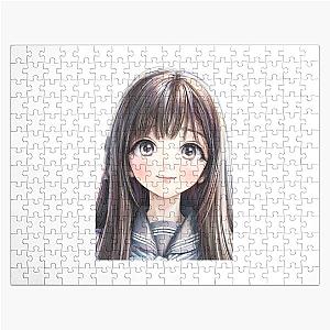 Sparkling Akebis Sailor Uniform Retro Vintage Jigsaw Puzzle