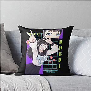 Placidity Victory Image Akebi Komichi - Akebi Sailor Uniform Throw Pillow