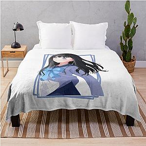 Sparkling Akebis Sailor Uniform Retro Throw Blanket