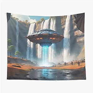 The Arrival Ancient Aliens Tapestry