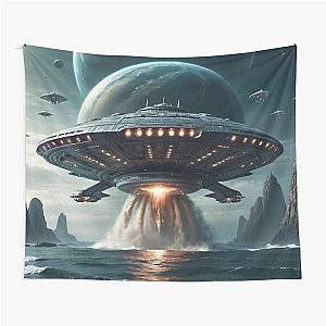 Arrival of the Titans Ancient Aliens Tapestry