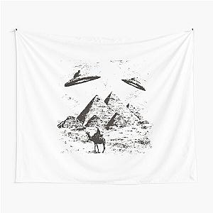 Ancient Aliens Pyramids Tapestry