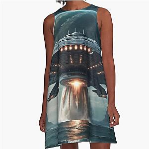 Arrival of the Titans Ancient A-Line Dress