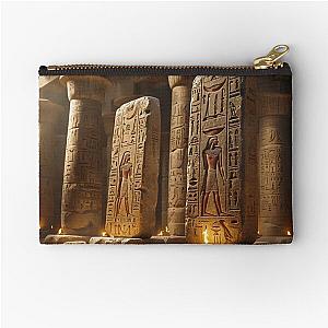 Echoes of Eternity: Ancient Aliens Zipper Pouch