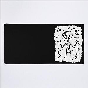 Ancient Aliens Petroglyphs Rock Art Desk Mat