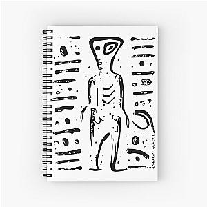 Ancient Aliens Petroglyphs  Rock Art Spiral Notebook