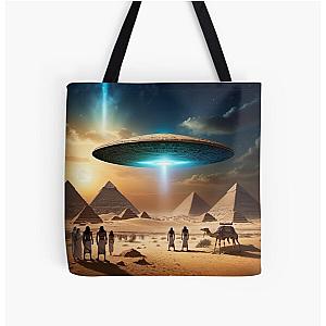 Tully Papyrus Ancient Aliens Tote Bag