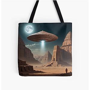 Echoes of Sinai Ancient Aliens Tote Bag