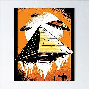 Ancient Aliens Pyramid UFOs 

 Poster
