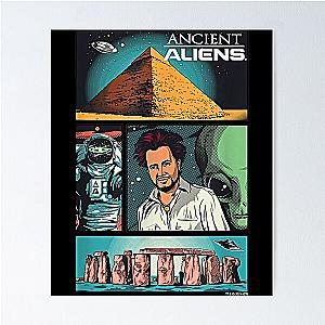 Ancient Aliens Comic Poster
