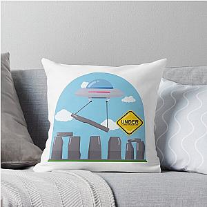 Ancient Aliens Construction Throw Pillow