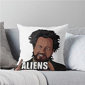Ancient aliens Giorgio A. Tsoukalos Throw Pillow