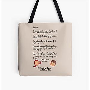 Letter from Gilbert Blythe to Anne Shirley Cuthbert Anne with E All Over Print Tote Bag