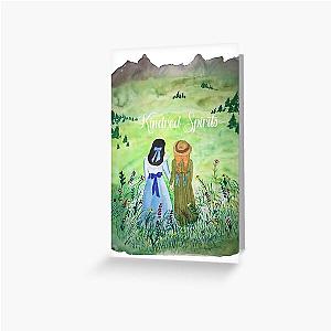 Anne Shirley Diana Kindred Spirits Friendship Greeting Card