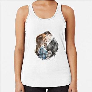 Anne with an E watercolor Anne Shirley and Gilbert Blythe Racerback Tank Top
