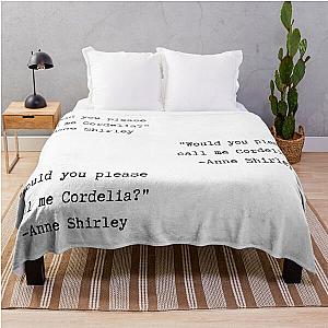 Anne of Green Gables - Anne Shirley - Cordelia Throw Blanket