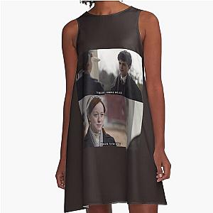 Tragical romance Anne Shirley-Cuthbert and Gilbert Blythe quote from Anne with an A Line Dress