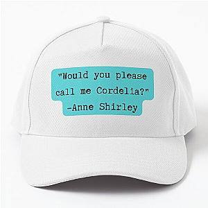 Anne of Green Gables - Anne Shirley Quote Baseball Cap