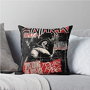 Anthrax Throw Pillow