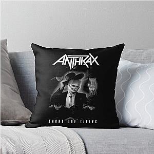 Anthrax Band Throw Pillow