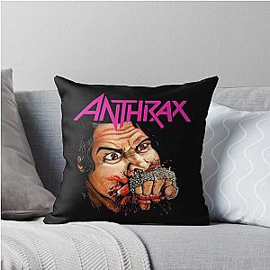 ANTHrax Band Throw Pillow