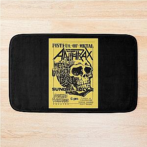 Anthrax Punk Grunge Metal Concert Bath Mat