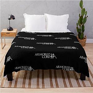 Armored Core for PS3 Logo White Throw Blanket