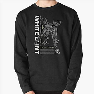Armored Core 4 Line Ark Mech White Glint Negative Pullover Sweatshirt