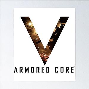 Armored Core V Ps3 Cover Logo Poster