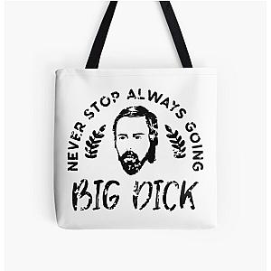 Asmongold Never Stop Going Big All Over Print Tote Bag