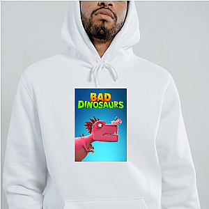 Bad Dinosaurs Prehistoric Chaos on Screen Style Bad Dinosaurs Hoodies