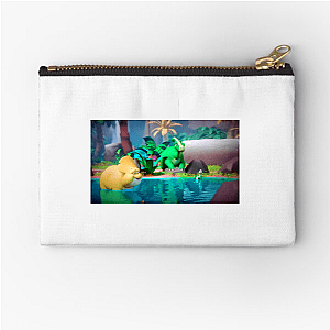 Bad Dinosaurs Roaring onto Your TV Tee Bad Dinosaurs Zipper Pouches