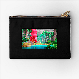 Bad Dinosaurs Tiny Arms, Big Personalities Aesthetic Bad Dinosaurs Zipper Pouches