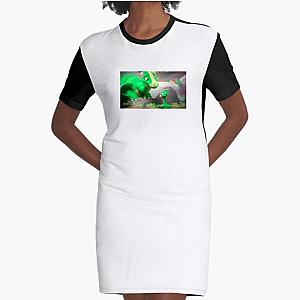 Bad Dinosaurs Iconic Tiny-Armed Tyrants Motif Bad Dinosaurs Dresses