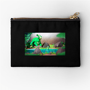 Bad Dinosaurs Funny and Wild Animated Series Bad Dinosaurs Zipper Pouches